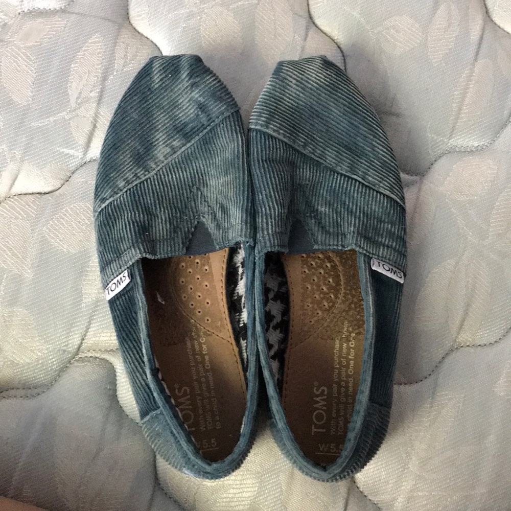 Blue Corduroy Toms